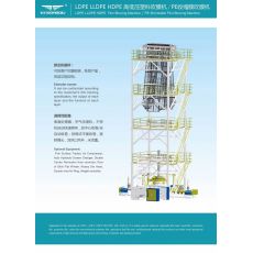 LDPE LLDPE HDPE 高低压塑料吹膜机 / PE收缩膜吹膜机